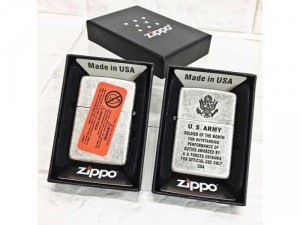 Bật lửa zippo bạc cổ nhiều hình