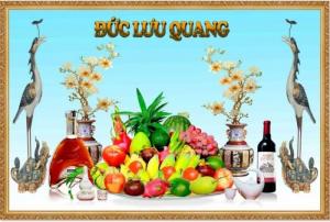 Gạch tranh phòng thờ