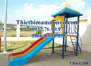 Cầu trượt mầm non, cầu trượt sân vườn