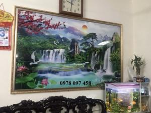 Nghệ thuật làm đẹp căn phòng - tranh gạch