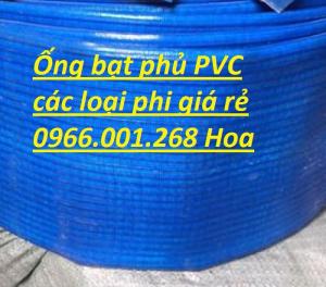 Ống bạt cốt dù phủ nhựa, ống bạt xanh xả bùn D50, D65, D80, D100, D150, D200, D220