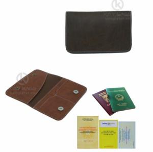Ví đựng giấy tờ dập logo
