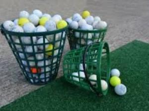 Giỏ đựng bóng golf bằng nhựa cao cấp.