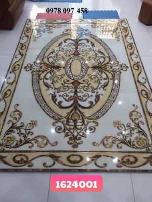 Thảm gạch men lát sàn phòng khách
