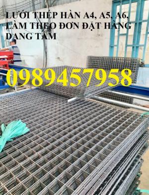 Lưới thép A4 ô 100x100, 150x150, 200x200, 50x50 giá tốt