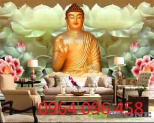 Mẫu tranh gạch 3d hình phật -09KL