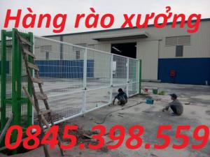 Hàng rào ngăn kho, ngăn xưởng, hàng rào bảo vệ máy móc, hàng rào nhà máy…