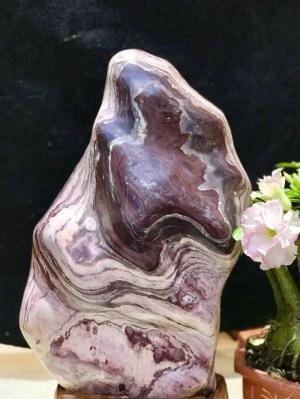 CÂY ĐÁ VÂN SERPENTINE ĐỎ TÍM KT : C57 X N29 CM (MS : 189)
