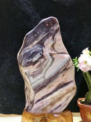 CÂY ĐÁ VÂN SERPENTINE ĐỎ TÍM KT : C57 X N29 CM (MS : 189)