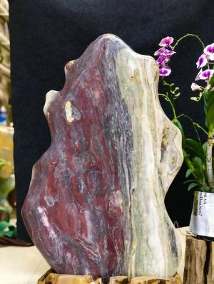 Đá cảnh tự nhiên vân Serpentine KT : C83 x N45 cm (MS : 200)