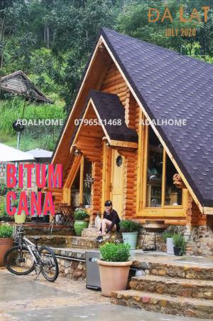 Ngói dán bitum CANA tổ ong Dark Brown.
Ngói bitum CANA là ngói lợp biệt thự, nhà gỗ, bungalow số 1 Hàn Quốc Tại Việt Nam.
Sang trọng và thanh lịch, tựa như những viên kim cương lấp lánh đang được lát thảm trêm mái nhà của bạn khi bạn dùng ngói bitum CANA,
Ngói bitum CANA – Kiểu dáng tổ ong
Kích thước tấm: 320 x 1000mm
Khoảng lộ thiên (hữu dụng): 137mm
Quy cách đóng gói: 22 tấm/gói
Diện tích phủ bề mặt mỗi gói là 3m2
Trọng lượng mỗi gói là 23kg/gói ngói dán bitum CANA