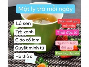 Trà Giúp Giảm Mỡ Máu - Tiens giúp thanh lọc cơ thể, đào thải độc tố, tốt cho sức khoẻ mọi người