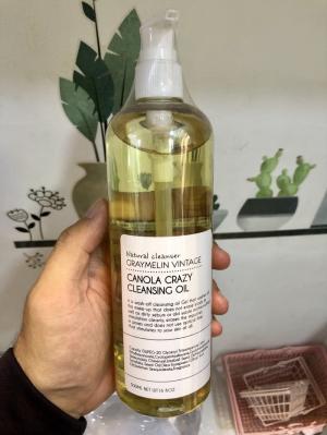 Dầu tẩy trang Canola Crazy Cleaning Oil xách tay Hàn Quốc