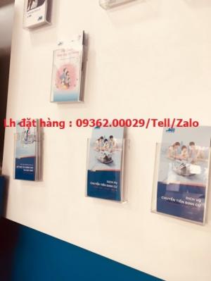 Kệ mica treo tường 1 ngăn checklist- kệ mica treo tường A4