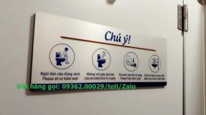 Chuyên sản xuất, lắp đặt biển chỉ dẫn Wc, biển chỉ dẫn tòa nhà, biển chỉ dẫn