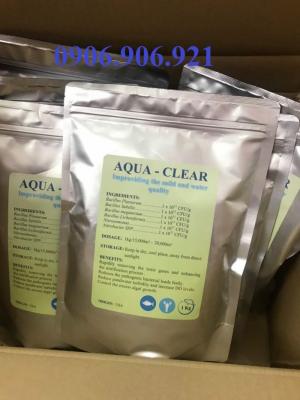 Men vi sinh AQUA CLEAR xử lí nước và đáy ao hiệu quả