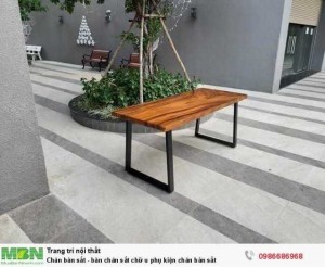 Chân bàn sắt - bàn chân sắt chữ u phụ kiện chân bàn sắt