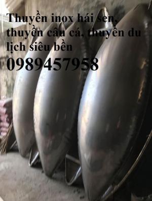 Thuyền inox chèo tay, thuyền hái sen, thuyền inox giá rẻ