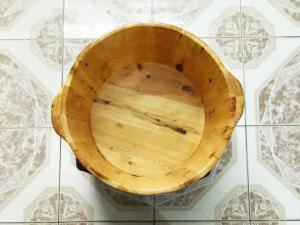 chậu ngâm chân bằng gỗ