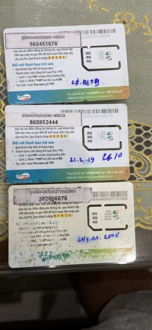 Sim viettel trả trước, giá rẻ