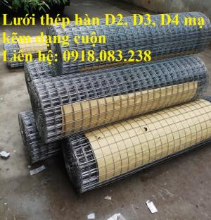 Lưới thép hàn D3 a50x50 hàng mạ kẽm dạng cuộn- Nhật Minh Hiếu