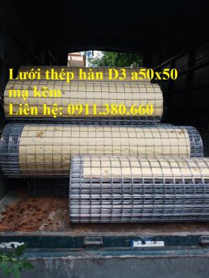 Lưới thép hàn D3 a50x50 hàng mạ kẽm dạng cuộn- Nhật Minh Hiếu