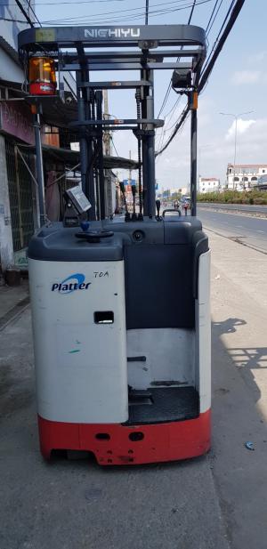 XE NÂNG ĐIỆN CŨ ĐỨNG LÁI NICHIYU 1,3T-4M CÓ GẮN CÂN