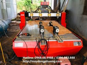 Máy CNC đục tranh kết hợp đục tượng | Máy CNC 1325-4 đầu