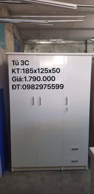 TỦ NHỰA 3 CÁNH GIÁ XƯỞNG