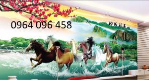 Tranh gạch 3d con ngựa - 12AS