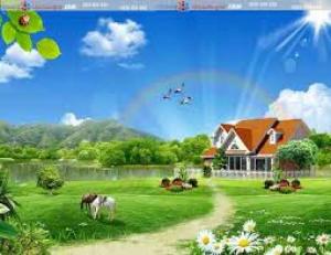 Tranh gạch 3d phòng khách sang trọng - 65KL
