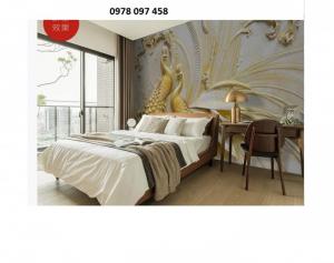Tranh gạch 3D - tranh chim công