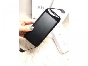 Sạc dự phòng K6 10.000 MAH - Đen