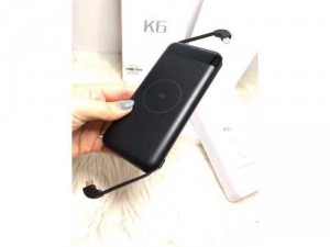 Sạc dự phòng K6 10.000 MAH - Đen