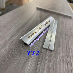 Nẹp chỉ nhôm, nẹp chỉ ốp vách, nẹp nhôm t12