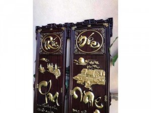 Tranh Phúc Đức Sơn Son Thiếp Vàng