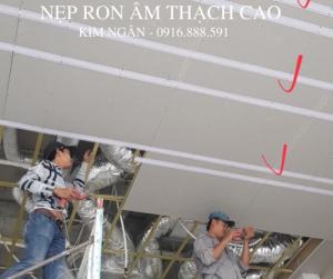 Nẹp ron âm thạch cao - Nẹp tạo khe trần - Nẹp chỉ âm trần