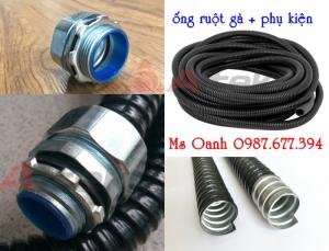 Bán sỉ ống ruột gà lõi thép bọc nhựa pvc màu đen