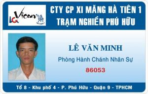 In thẻ nhân viên , thẻ nhựa cho học sinh sinh viên , thẻ dành cho bãi giữ xe