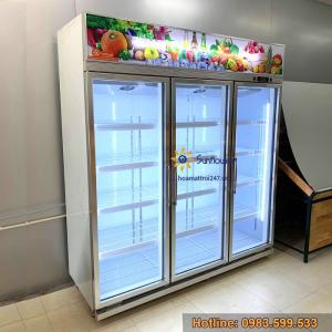 Tủ mát 3 cánh Sunflower bảo quản hoa quả, trái cây nhập khẩu
