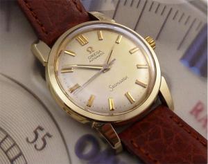1. Omega Seamaster đời 1967
Hình mới chụp tại Shop, bọc vàng 14k, máy Cal.352 Thụy Sỹ.
Giá: 11.500.000đ. Giá bán KM chỉ còn 7.290.000đ