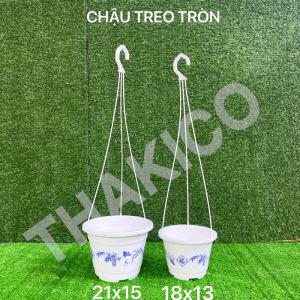 Chậu treo tròn - Chậu hoa nhựa Thakico