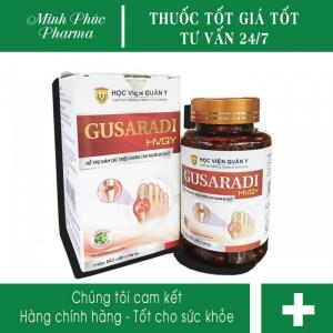 Viên nang Gusaradi hỗ trợ điều trị Gout Học viện quân y