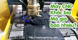 Máy CNC khắc bia mộ | Máy đục khắc đá 1 đầu