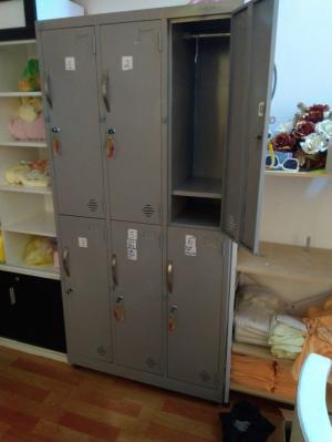 Tủ Locker 6 hộc lớn son tĩnh điện thanh lý