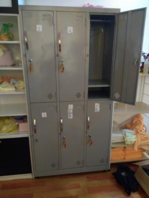 Tủ Locker 6 hộc lớn son tĩnh điện thanh lý