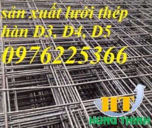 Lưới thép hàn D4, lưới thép hàn đổ sàn