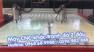 Máy CNC điêu khắc tranh đá | Máy khắc nhôm, đồng