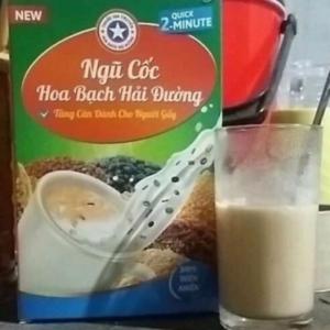 Bột ngũ cốc tăng cân Hoa Bạch Hải Đường hoàn toàn thiên nhiên