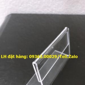 Bảng mica để giá sản phẩm- Kệ giá tiền mica trong uốn chữ L